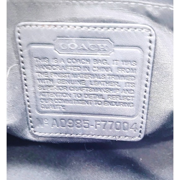 Coach Men's Briefcase 77004 - Size 15.5x12x5 - Picture 3 of 9